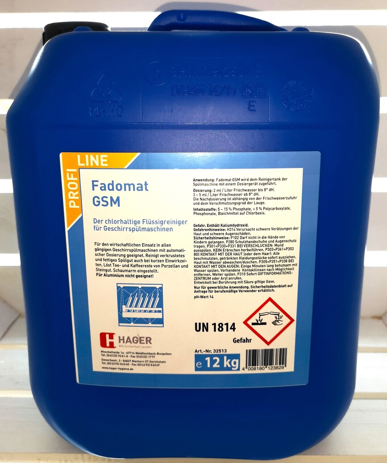Spülmaschinen-Geschirr-Reiniger Eilfix® GSM-mit Chlor