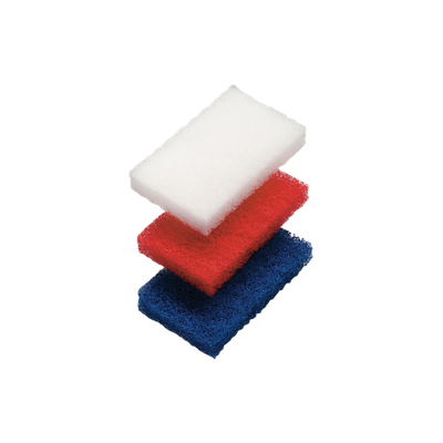 Scheuervlies-Pads 3-er Set weich/mittel/hart, klein