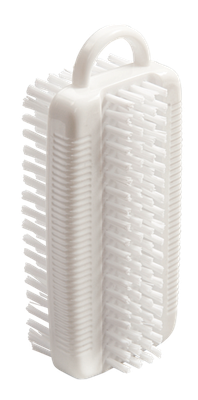 Nagelbürste doppelt, Nylon 6.6 weiß