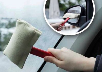 puzzi-Leder, Griff rot