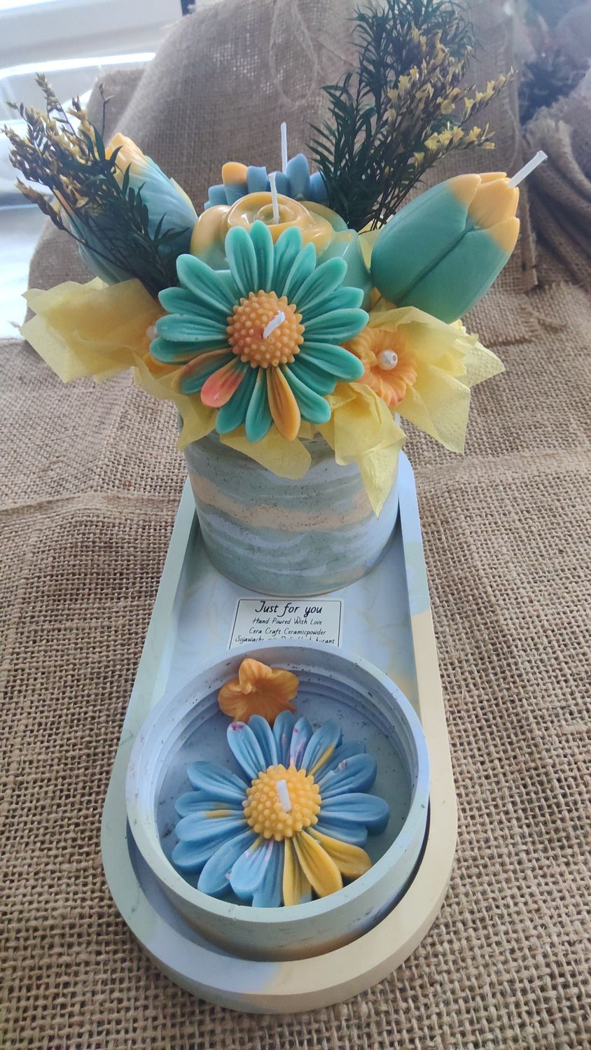 Wachsstrauß mit Duft Just for you