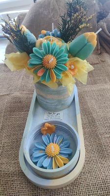 Wachsstrauß mit Duft Just for you