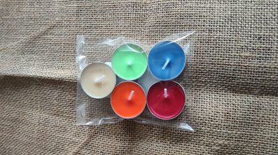 Teelicht handmade verschiedene Farben und Düfte