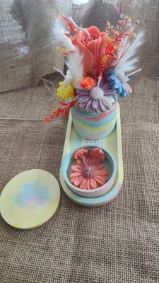 Wachsstraus orange Just for you Duft