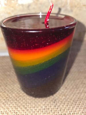 Rainbow Candle