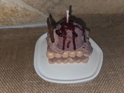 Ice Cream Biscuit Candle