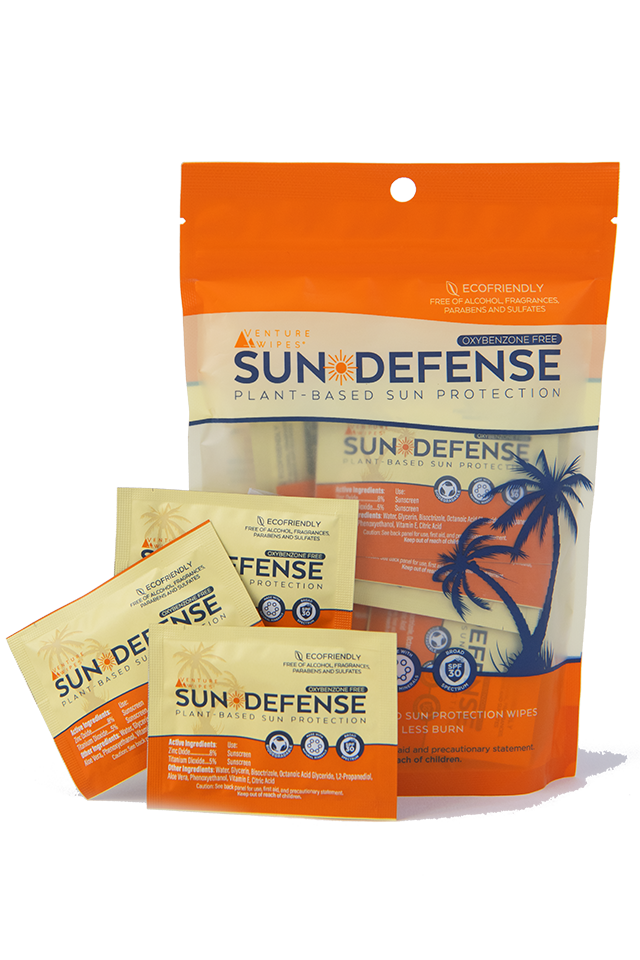 Sun Defense Sunscreen Wipe - 15ct Bag
