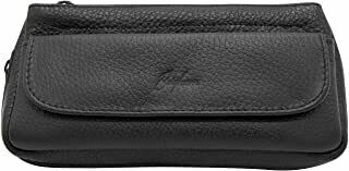 Brigham Vintage Black Leather Combo Pouch Brigham Vintage Black Leather Combo Pouch