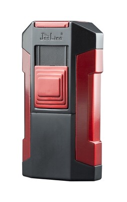 Jetline Avalanche Quad Torch Table Cigar Lighter Red Jetline Avalanche Quad Torch Table Cigar Lighter Red