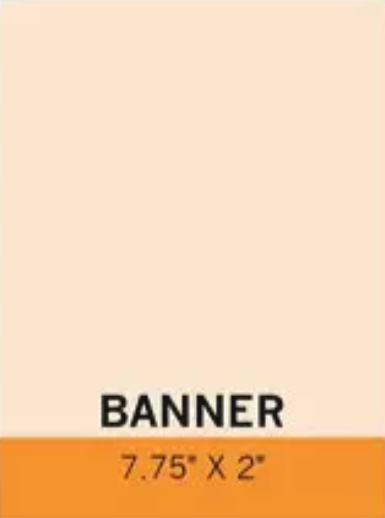 Banner 7.75&#39; x 2&#39;