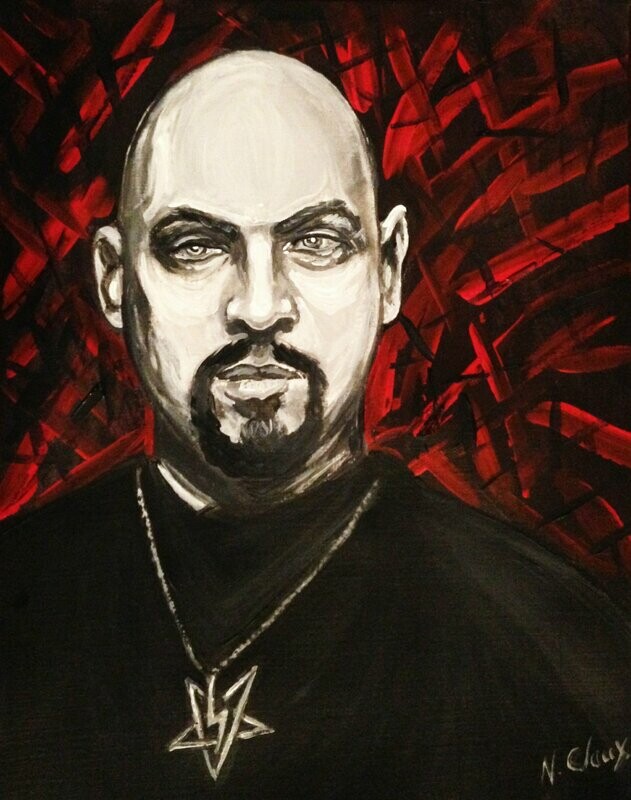 Anton LaVey (original painting)