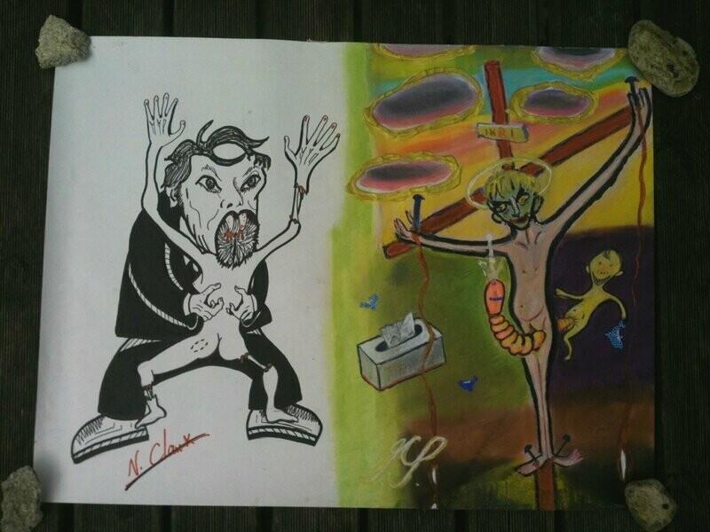 Issei Sagawa/Nico Claux art collaboration