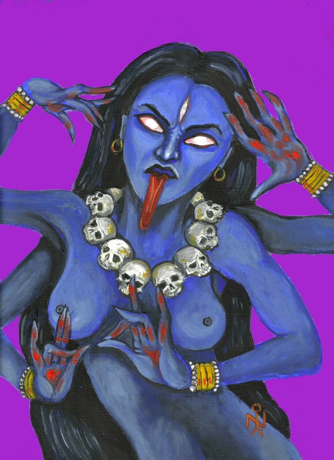 9"X11" Print - Kali