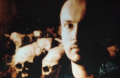 9 9"X11" signed photo - Nico in the catacombs