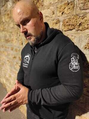 Black Dolphin Prison zip-up  hoodie