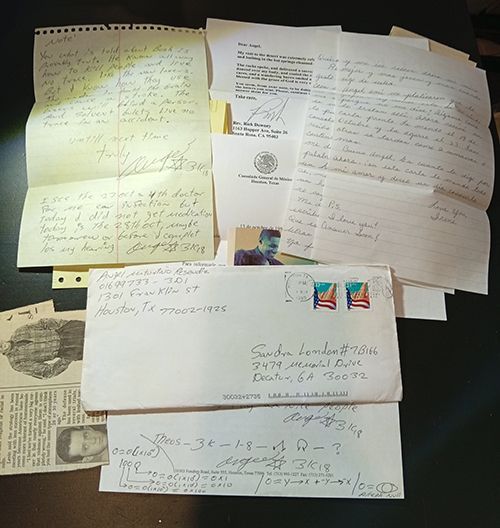 Angel Resendiz letter, documents and envelope to Sondra London Angel Resendiz letter, documents and envelope to Sondra London
