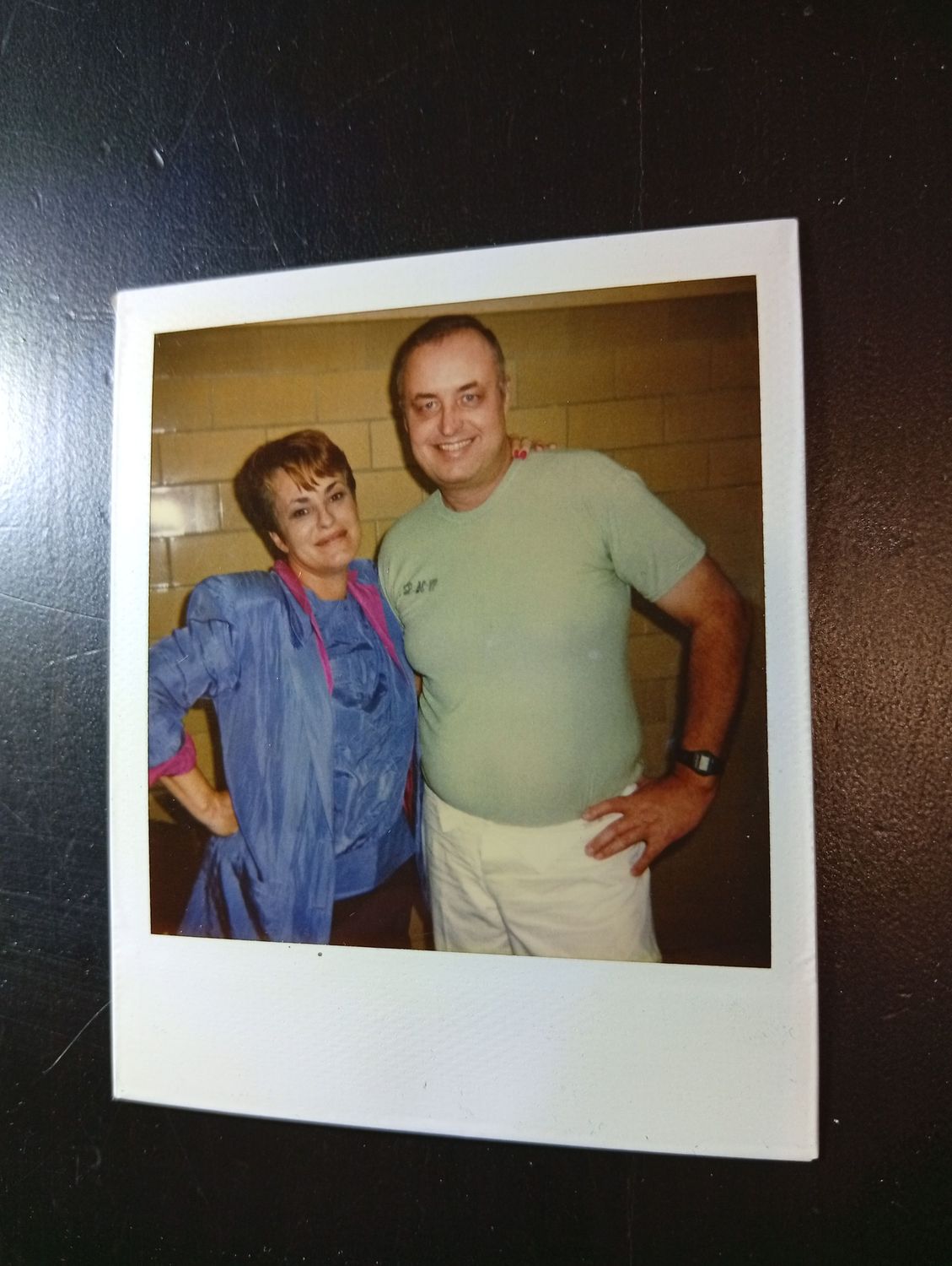 Gerard Schaefer original polaroid with Sondra London - number 5 Gerard Schaefer original polaroid with Sondra London - number 5