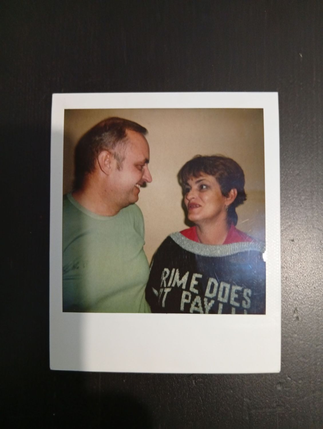 Gerard Schaefer original polaroid with Sondra London - number 6 Gerard Schaefer original polaroid with Sondra London - number 6