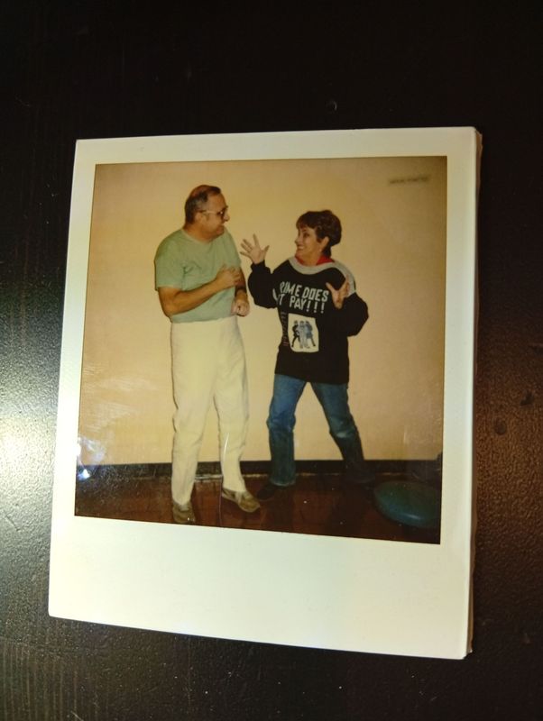Gerard Schaefer original polaroid with Sondra London - number 2