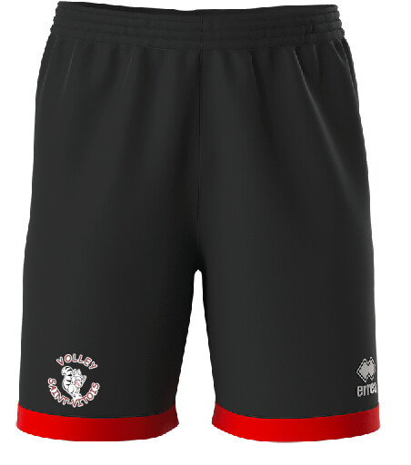 SHORT ERREA BARNEY NOIR/ROUGE VSV
