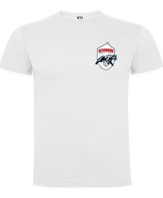 T-shirt Coton Dogo blanc BVB