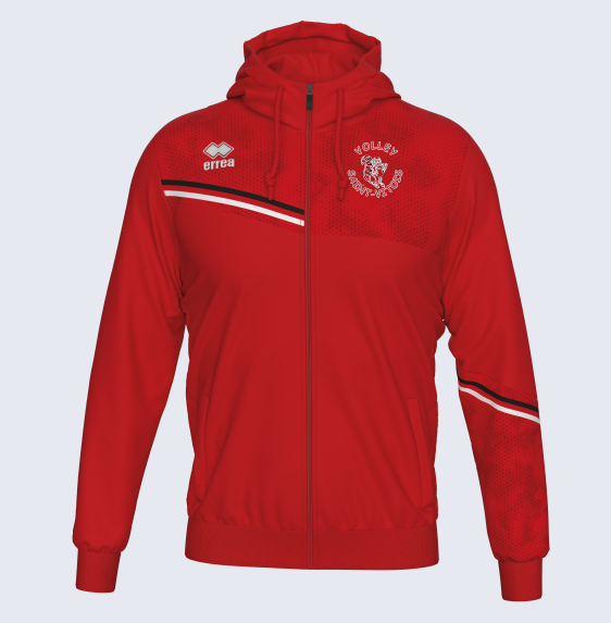 Veste à capuche Erreà DRAGOS ROUGE VSV