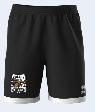 SHORT ERREA BARNEY NOIR/BLANC VSV