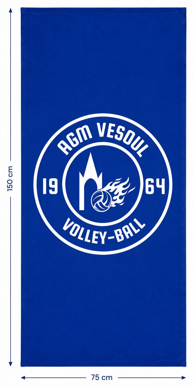 Serviette bleue AGM Vesoul Volley-Ball Serviette bleue AGM Vesoul Volley-Ball