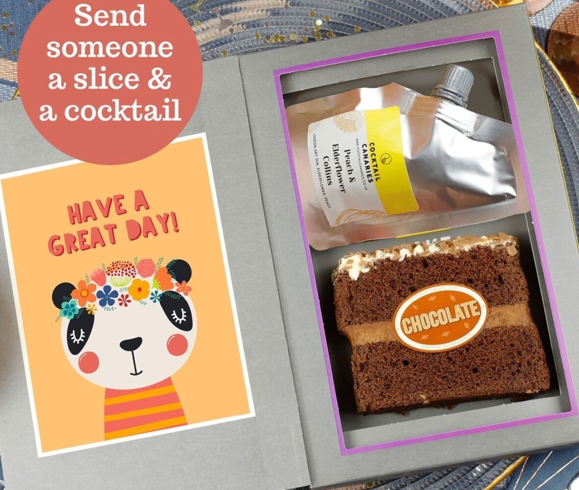 Cake Card - Double Slice