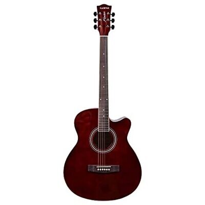 Kadence Frontier Series, Semi Acoustic Guitar With Die Cast Keys (Bag,Strap,Strings And 3 Picks) (Brown)