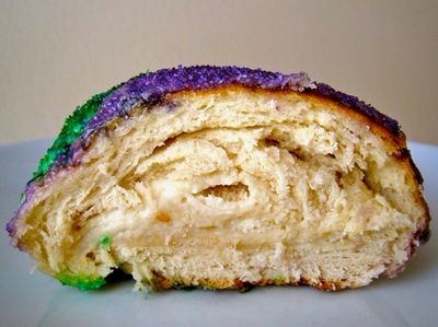 King Cake Slice