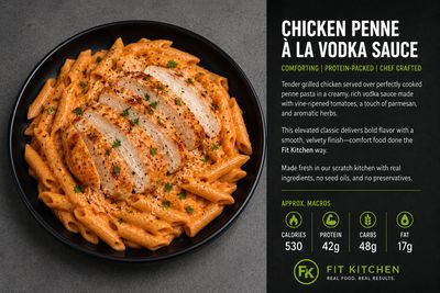 Chicken Penne À la vodka Sauce