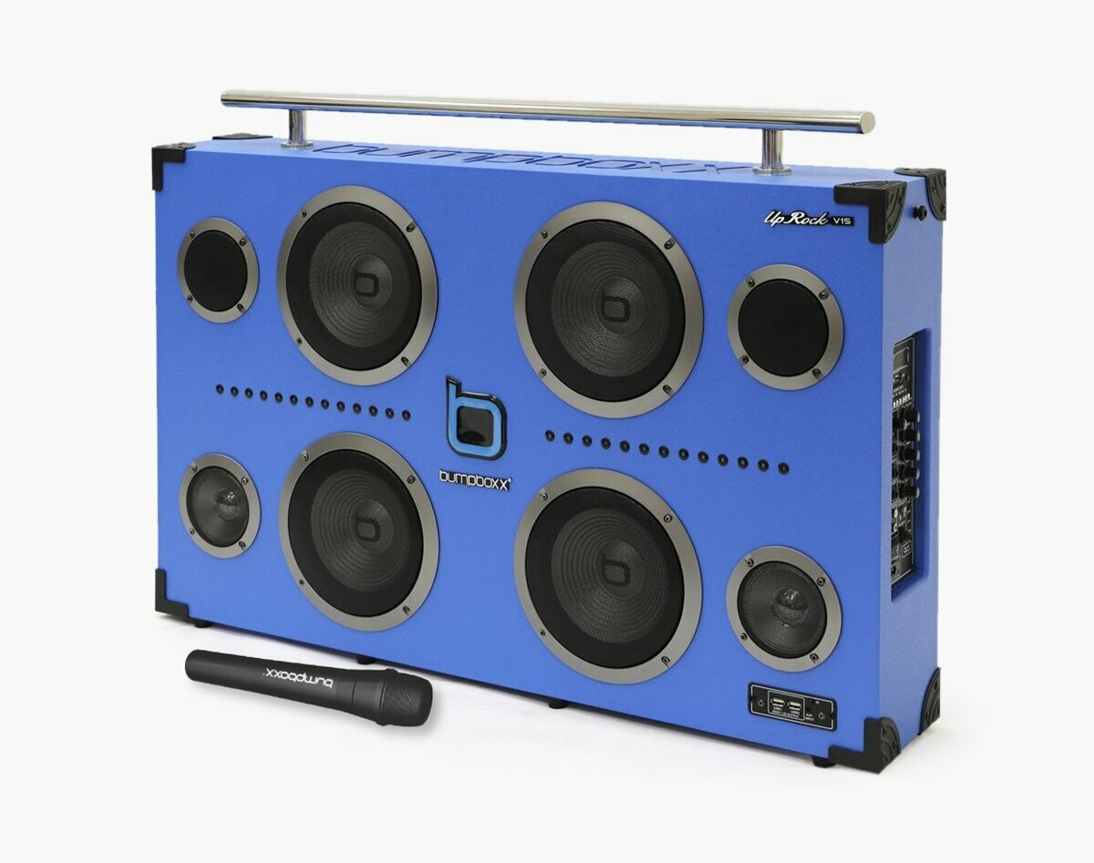 Bumpboxx Uprock V1S Blue Bluetooth Boombox