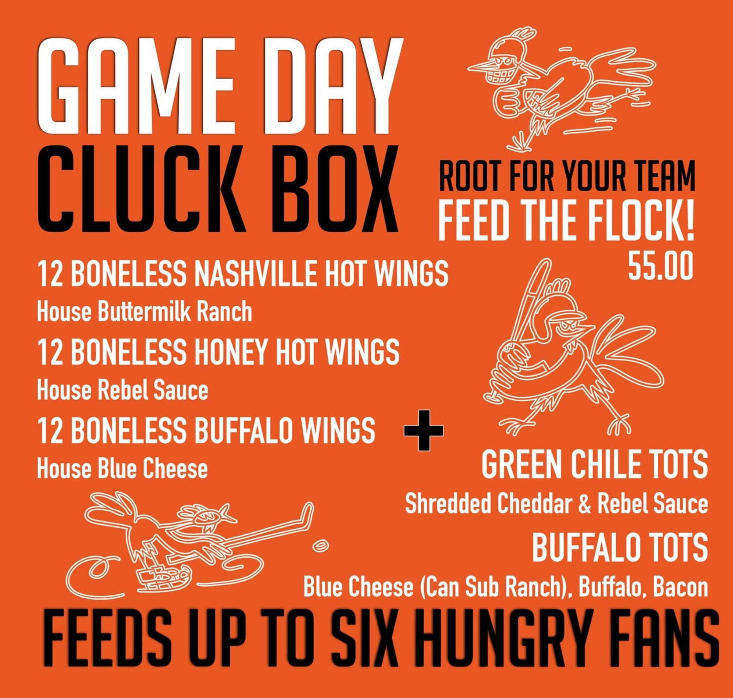 GAME DAY CLUCK BOX