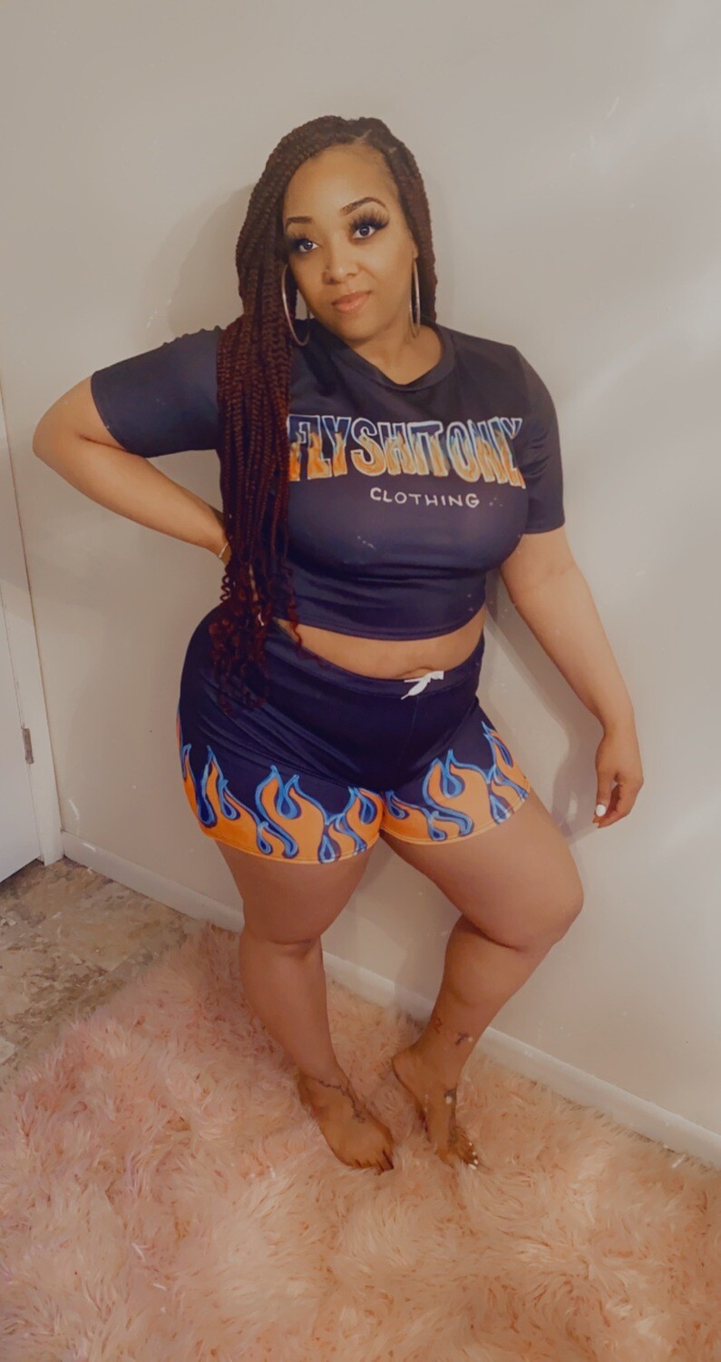 Fly S*** Only Shorts Set