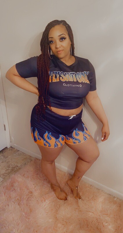 Fly S*** Only Shorts Set