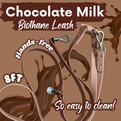 Chocolate Milk Crossbody Biothane Leash