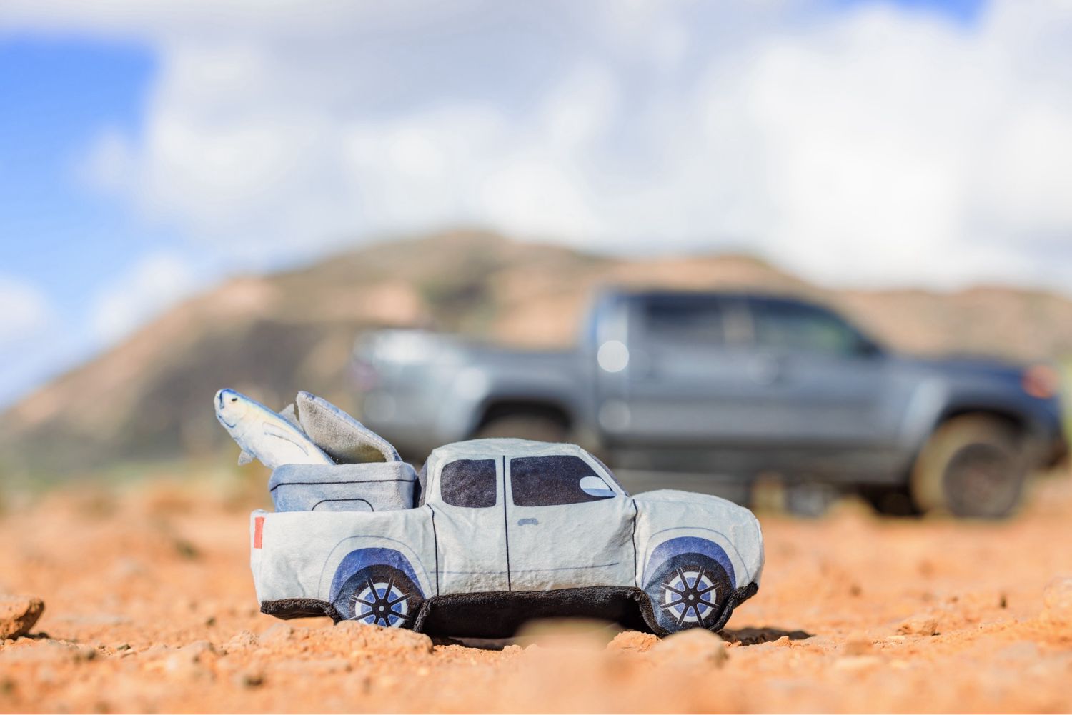 Lifted Truck with Detachable Cooler