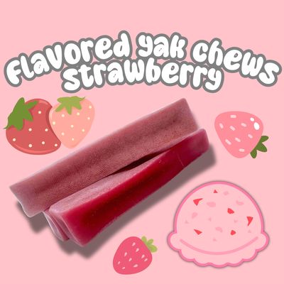 Strawberry Yak Chew Strawberry Yak Chew