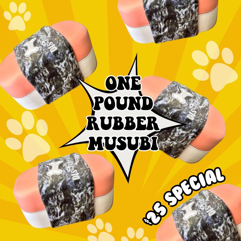 Heavy Hittahz Rubber Musubi- Vanilla Scented