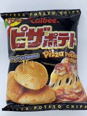 Calbee Pizza Potato Chips Melty Cheese 72g