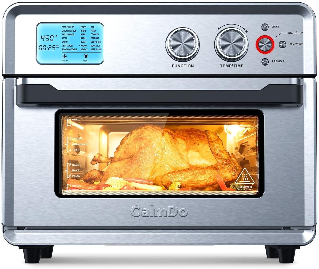 CalmDo Air Fryer Toaster Oven, 26.3 - To Purchase this Product Please Click  on the Amazon Picture