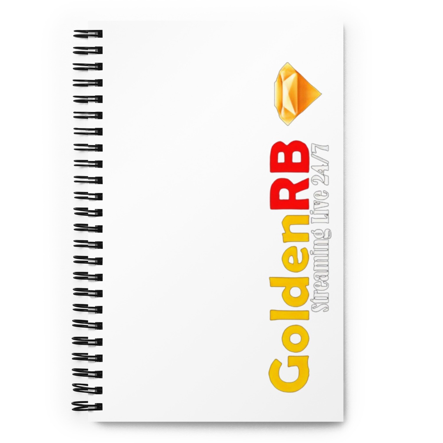 GoldenRB Spiral notebook