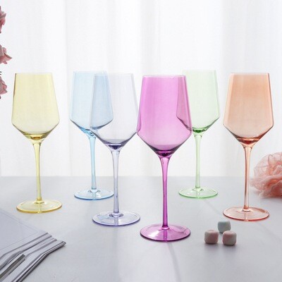 Color Lead-free Crystal Glass Wine Glass Wine Glass