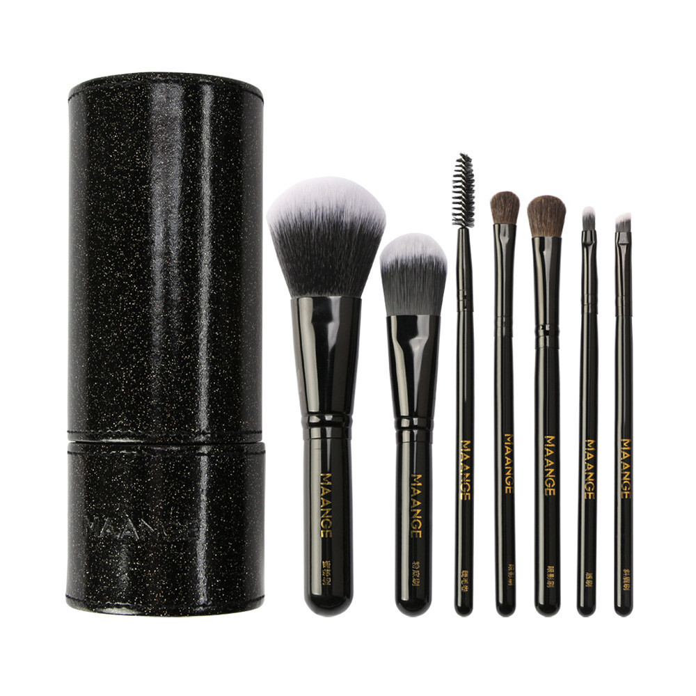 7Pcs/Set Makeup Brushes With Bucket Eyeshadow Brush