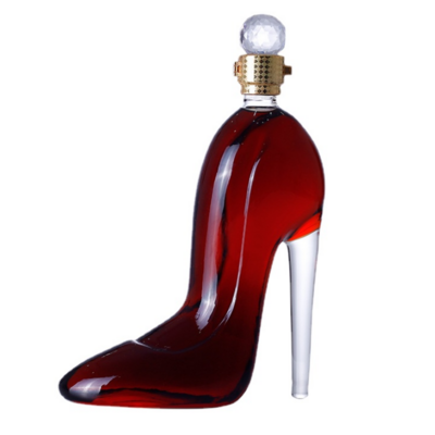 Wine Bottle High Heel Shoes Modeling Seal Whiskey Vodka Wine Pot Decanter