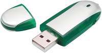 USB-флеш-карта, зеленая, 4 Гб