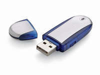 USB-флеш-карта, синяя, 4 Гб
