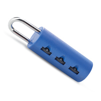 Замок багажный, синий