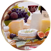 Набор из 4-ех тарелок ENJOY CHEESE